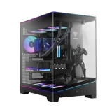 Case GAMDIAS ATLAS P6 CG – ATX | Black | 4 Fan ARGB